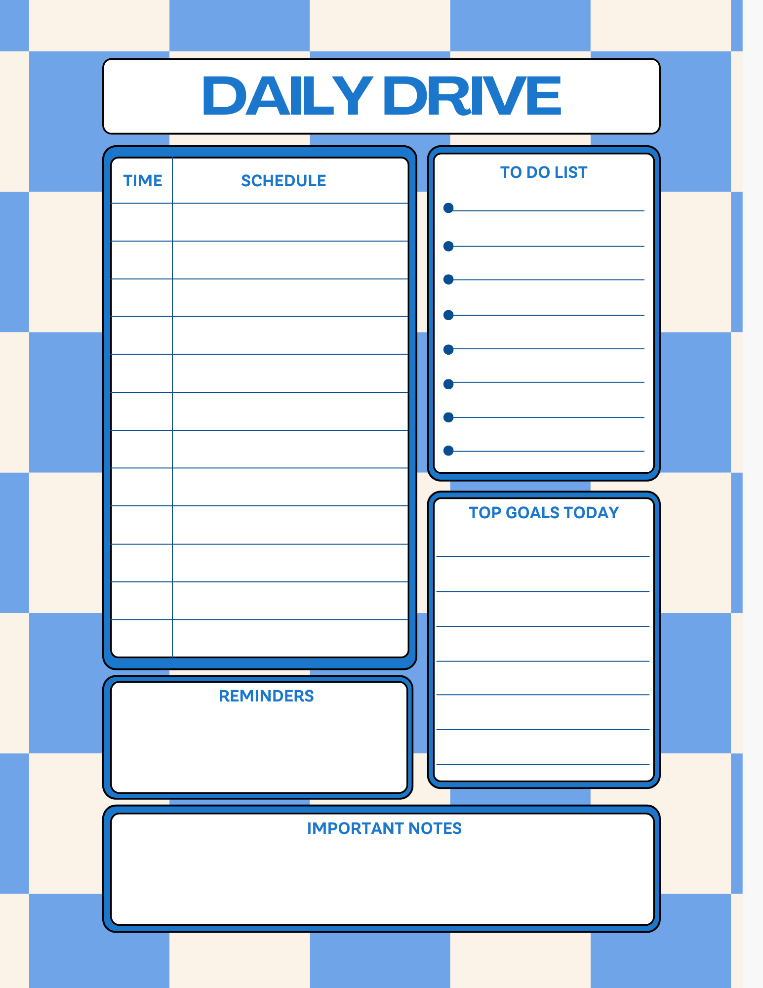 Focus Planner - Daily Student PDF